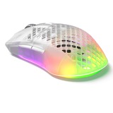 SteelSeries Aerox 3 Wireless Ghost 2022 gaming muis Transparant, 100 - 18.000 dpi, RGB leds