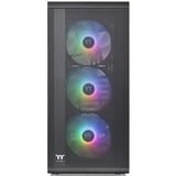 Thermaltake S200 TG ARGB midi tower behuizing Zwart | 2x USB-A | RGB | Window