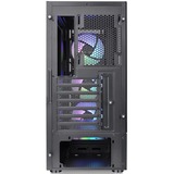 Thermaltake S200 TG ARGB midi tower behuizing Zwart | 2x USB-A | RGB | Window