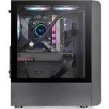 Thermaltake S200 TG ARGB midi tower behuizing Zwart | 2x USB-A | RGB | Window