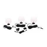 Ubbink Multibright Float drijvende lichtbol LED led-lamp Transparant, 3 Stuks