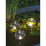 Ubbink Multibright Float drijvende lichtbol LED led-lamp Transparant, 3 Stuks