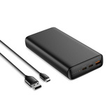 VEGER T100 powerbank 20.000 mAh Zwart