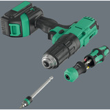 Wera  bitset Zwart/groen