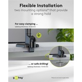 goobay Single monitorarm Zwart, 17 - 32 inch