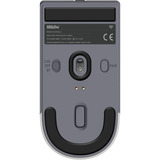 8BitDo Retro R8 Mouse - N Edition Grijs/rood, 50 - 26000 DPI, Bluetooth / USB-C / 2.4 GHz