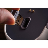 8BitDo Retro R8 Mouse - N Edition Grijs/rood, 50 - 26000 DPI, Bluetooth / USB-C / 2.4 GHz