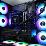 ALTERNATE Ryzen 7 - RTX 5080 Gaming pc Powered by ASUS Zwart | R7 9850X3D | RTX 5080 | 32 GB | 2 TB SSD