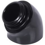 Alphacool Eiszapfen Hoekadapter 45° bk verbinding Zwart