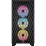 Corsair 3000D RGB AIRFLOW midi tower behuizing Zwart | 2x USB-A | RGB | Tempered Glass