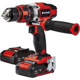 EINHELL TE-CD 18/48 Li-i (2x2.0Ah) klopboormachine klopboorschroevendraaier Zwart, Koffer, oplader en 2 accu's inbegrepen