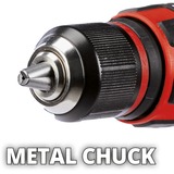 EINHELL TE-CD 18/48 Li-i (2x2.0Ah) klopboormachine klopboorschroevendraaier Zwart, Koffer, oplader en 2 accu's inbegrepen