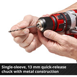 EINHELL TE-CD 18/48 Li-i (2x2.0Ah) klopboormachine klopboorschroevendraaier Zwart, Koffer, oplader en 2 accu's inbegrepen