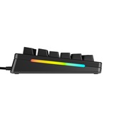 Glorious GMMK 3 PRO HE 75% Prebuilt Wired Black RGB mechanisch gaming toetsenbord Zwart, US lay-out (QWERTY), Glorious Fox, 75%, RGB, GPBT-doubleshot keycaps, Knob