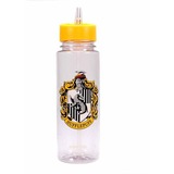  Harry Potter: Hufflepuff Plastic Water Bottle drinkfles Geel/transparant, 700 ml