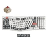 Keychron Q13 Ultra-P1 8K Wireless Custom Mechanical Keyboard, toetsenbord Wit, US lay-out, Keychron Silk POM Red, 96%, RGB, Hot swap, 8K, 2.4 GHz / Bluetooth 5.2 / USB-C