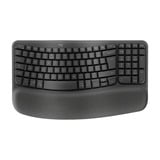 Logitech Wave Keys for Business toetsenbord Zwart, US-International lay-out (QWERTY), Plunger, 100%