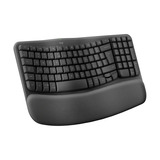 Logitech Wave Keys for Business toetsenbord Zwart, US-International lay-out (QWERTY), Plunger, 100%