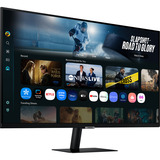 Samsung Smart Monitor M7 S32FM702UU 32" 4K Ultra HD Zwart, 2x HDMI, 1x USB-C, 2x USB-A, Wi-Fi, BT, Tizen