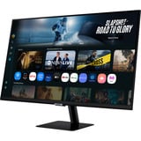 Samsung Smart Monitor M7 S32FM702UU 32" 4K Ultra HD Zwart, 2x HDMI, 1x USB-C, 2x USB-A, Wi-Fi, BT, Tizen