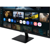 Samsung Smart Monitor M7 S32FM702UU 32" 4K Ultra HD Zwart, 2x HDMI, 1x USB-C, 2x USB-A, Wi-Fi, BT, Tizen