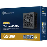 SilverStone Triton 650Rz, 650 Watt voeding  Zwart, 1x 12-Pin High Power GPU, 2x PCIe, Kabel-Management