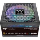 Thermaltake Toughpower GF3 ARGB 850W Gold voeding  Zwart, 5x PCIe, Kabel-Management