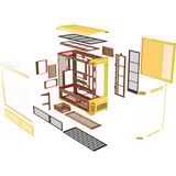 Thermaltake  big tower behuizing Geel | 2x USB-A | 1x USB-C | Window