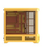 Thermaltake  big tower behuizing Geel | 2x USB-A | 1x USB-C | Window