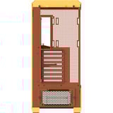 Thermaltake  big tower behuizing Geel | 2x USB-A | 1x USB-C | Window