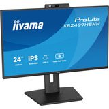 iiyama ProLite XB2497HSNH-B1 23.8" monitor Zwart, HDMI, DisplayPort, LAN, Audio, USB-C, Webcam