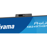 iiyama ProLite XB2497HSNH-B1 23.8" monitor Zwart, HDMI, DisplayPort, LAN, Audio, USB-C, Webcam