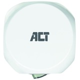 ACT Connectivity Stekkerdoos cube met 3 stopcontacten, USB-A-poorten, 1,5m (België) stekkerdoos Wit