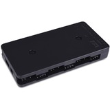Alphacool Core 6x 4-Pin PWM/DRGB Splitter fancontroller Zwart