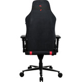 Arozzi Vernazza Supersoft Fabric - Black/Red gamestoel Zwart/rood