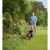 BLACK+DECKER BEMWP340 grasmaaier Oranje/zwart, 34 cm, 1400W