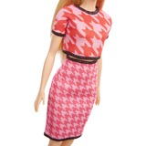 Barbie Fashionistas #169 - Houndstooth crop top and skirt Pop 