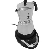 Bialetti Moka Timer espressomachine Zilver/zwart, 6-kops