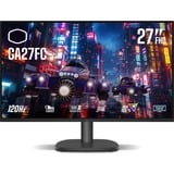 Cooler Master GA27FC gaming monitor 27" Curved  Zwart, 1x HDMI, 1x VGA, 120Hz