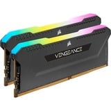 Corsair 64 GB DDR4-3200 Kit werkgeheugen CMH64GX4M2E3200C16, Vengeance RGB PRO SL