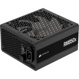 Corsair RM850x (2024), 850 Watt voeding  Zwart, 1x 12VHPWR, 3x PCIe, kabelmanagement