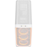 Fractal Design Meshify 3 XL Ambience Pro RGB Clear Tint big tower behuizing Wit | 2x USB-A | 1x USB-C | RGB | Tempered Glass