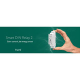Frient Smart DIN Relay relais Lichtgrijs, Zigbee