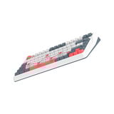 Iqunix L80 Formula Typing Wireless Mechanical Keyboard, gaming toetsenbord Wit/rood, US lay-out, Gateron Red, RGB leds, 80% (TKL), Hot-swappable, PBT, 2.4GHz | Bluetooth 5.1 | USB-C