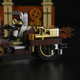 Lumibricks Steampunk World - Steampunk Motorcycle Pursuit Constructiespeelgoed F9067