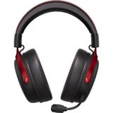 MCHOSE V9 Pro Wireless  over-ear gaming headset Zwart/rood, PC / laptop / Playstation / Switch / Smartphone, 2.4G / Bluetooth / Wired / Type-C