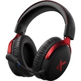 MCHOSE V9 Pro Wireless  over-ear gaming headset Zwart/rood, PC / laptop / Playstation / Switch / Smartphone, 2.4G / Bluetooth / Wired / Type-C