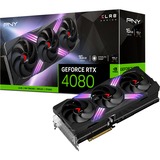 PNY GeForce RTX 4080 16GB XLR8 Gaming VERTO EPIC-X RGB Triple Fan grafische kaart 1x HDMI, 3x DisplayPort