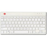 R-Go Tools Compact Break ergonomisch toetsenbord Wit, US lay-out, Scissor switches, Bluetooth 5.0