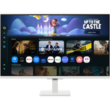 Samsung Smart Monitor M5 S32FM501EU 31.5" Wit, 2x HDMI, 2x USB-A, Wi-Fi 5
